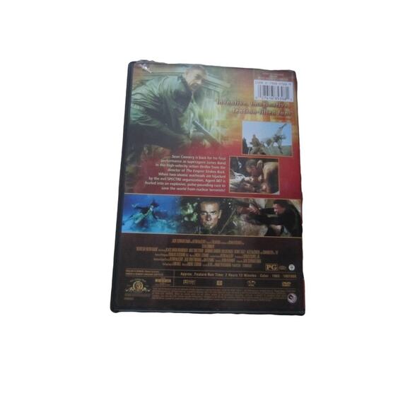 Never Say Never Again DVD Sean Connery James Bond 007 Action Spy Classic - Picture 4 of 4